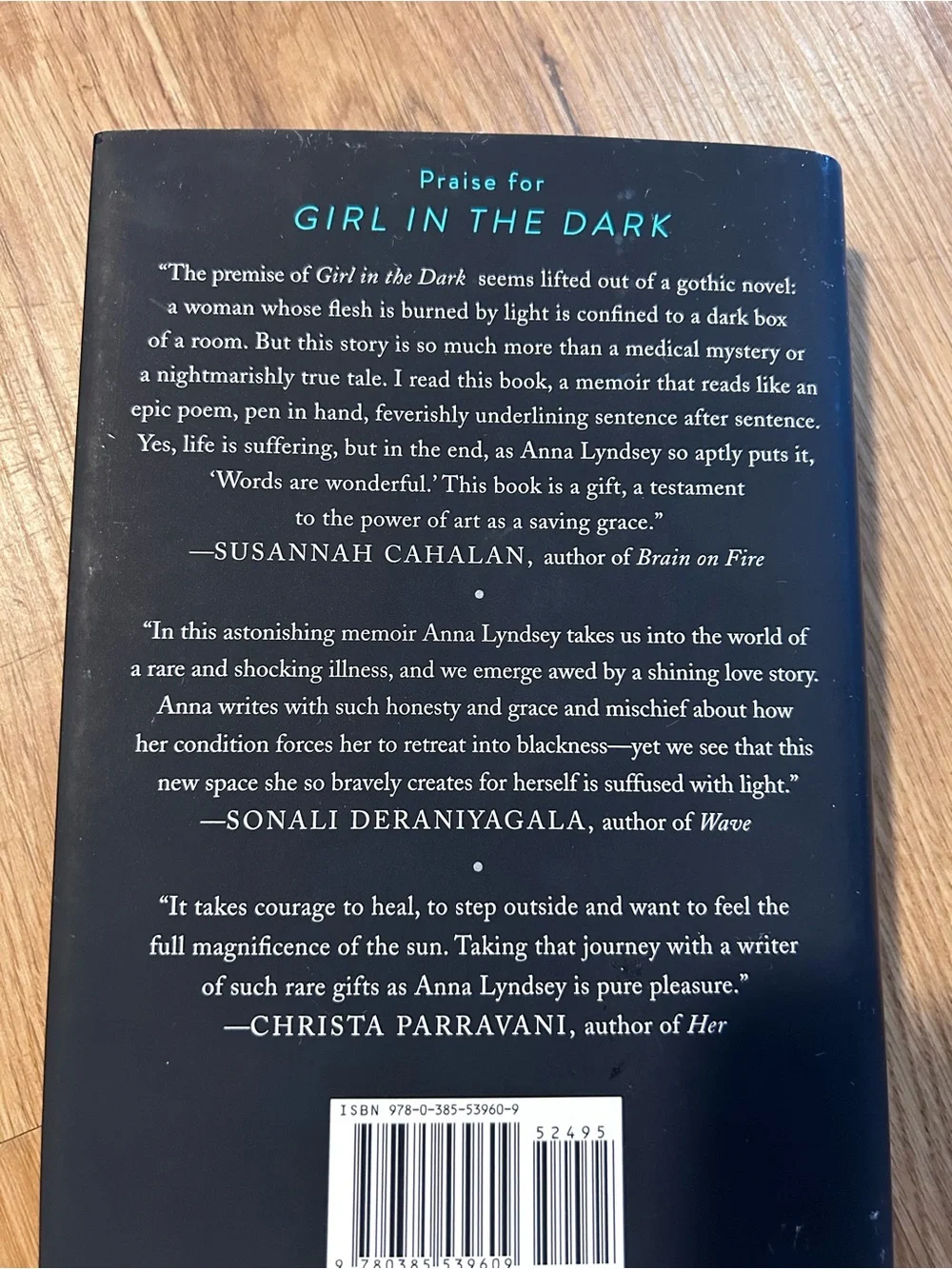 Girl in the Dark - A Memoir by Anna Lyndsey